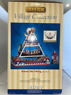 Lemax Viking Ship 2010 Village Collection Carnival #04237 Excellent Condition