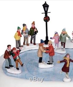 Lemax Village Accessory Collection Skating Pond Set of 18 Christmas Decor Gift