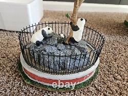 Lemax Village Animated Zoo Panda Cage Retired