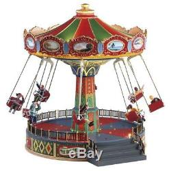 Lemax Village Carnival Collection The Sky Swing Carnival Ride # 84379, New
