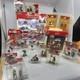 Lemax Village Christmas Collection Figurines Lot of 15. House Dock 99'-01' Etc