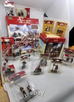 Lemax Village Christmas Collection Figurines Lot of 15. House Dock 99'-01' Etc