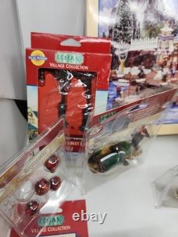 Lemax Village Christmas Collection Figurines Lot of 15. House Dock 99'-01' Etc