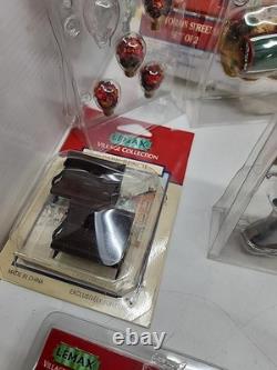 Lemax Village Christmas Collection Figurines Lot of 15. House Dock 99'-01' Etc