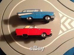 Lemax Village Classic Car Set With 2-Way Road Pattern Complete Cars need work