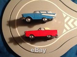 Lemax Village Classic Car Set With 2-Way Road Pattern Complete Cars need work