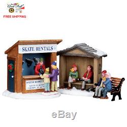 Lemax Village Collection Accessory Set Of 3 Skate Rentals Christmas Decor Gift