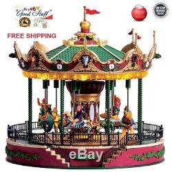 Lemax Village Collection Animated Jungle Carousel Christmas Decoration Gift 2016