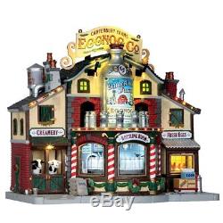 Lemax Village Collection Canterbury Farms Eggnog Factory with Adaptor # 65131