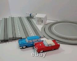 Lemax Village Collection Classic Car Set With2-WAYROADWAY In Box RARE! Read