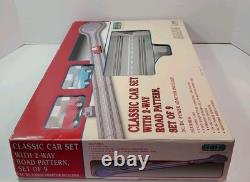 Lemax Village Collection Classic Car Set With2-WAYROADWAY In Box RARE! Read