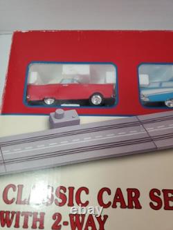 Lemax Village Collection Classic Car Set With2-WAYROADWAY In Box RARE! Read