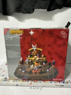 Lemax Village Collection Nativity Scene #74713 Complete Box Tested