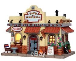Lemax Village Collection Taco Fiesta Taco Shop # 35577