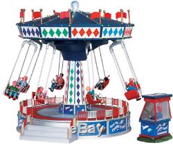 Lemax Village Collection The Cosmic Swing Village Carnival Ride # 94956 SALE