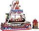 Lemax Village Collection The Viking Carnival Ride Sights And Sounds RARE & NEW