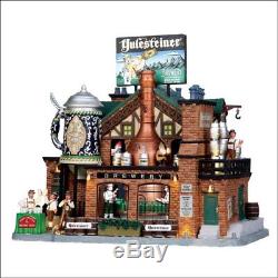 Lemax Village Collection Yulesteiner Brewery with Adaptor # 05073