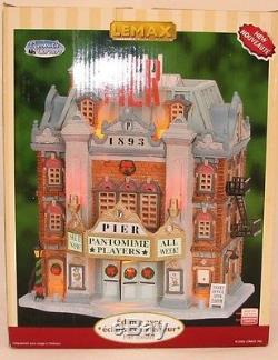 Lemax Village Lighted Pier Theater Plymouth Corners NEW NIB