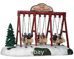 Lemax Village Park Swing Boats Animated Table Accent BRAND NEW
