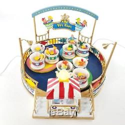 Lemax Vintage Collection The Tea Cups Carnival Ride Animated / Lighted