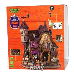 Lemax Wicked Garden Coven Witches Castle Animated Sound LED's Halloween Village