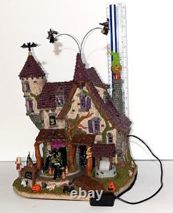 Lemax Wicked Garden Coven Witches Castle Animated Sound LED's Halloween Village