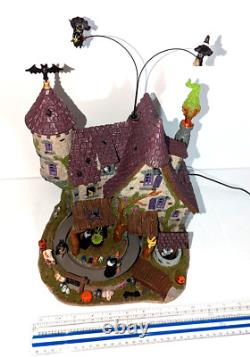 Lemax Wicked Garden Coven Witches Castle Animated Sound LED's Halloween Village