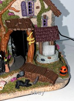 Lemax Wicked Garden Coven Witches Castle Animated Sound LED's Halloween Village