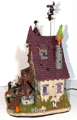 Lemax Wicked Garden Coven Witches Castle Animated Sound LED's Halloween Village