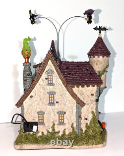 Lemax Wicked Garden Coven Witches Castle Animated Sound LED's Halloween Village