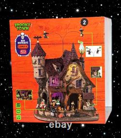 Lemax Wicked Garden Coven Witches Castle Animated Sound LED's Halloween Village