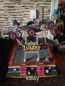 Lemax Zinger Animated Action Carnival Ride Accessory-boxed