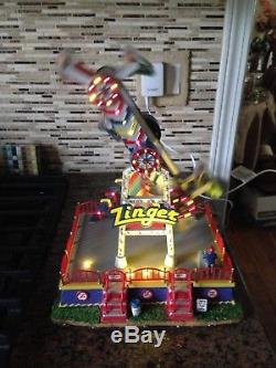 Lemax Zinger Animated Action Carnival Ride Accessory-boxed