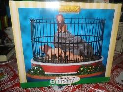 Lemax Zoo Lion Cage #93758 Retired / Discontinued product New in Box