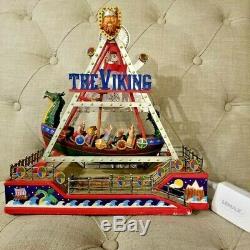 Lemax carnival Village Collection The Viking Ship & Adapter working no box