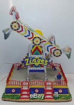 Lemax carnival ride THE ZINGER amusement park christmas village fair