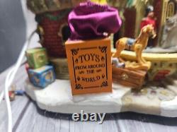 Lemax toy World store house village animated Building Toy World Includes Cord