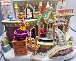 Lemax toy World store house village animated Building Toy World Includes Cord