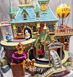 Lemax toy World store house village animated Building Toy World Includes Cord