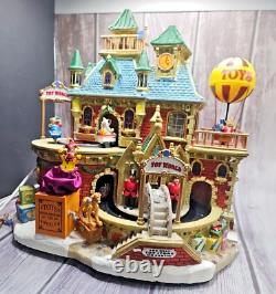 Lemax toy World store house village animated Building Toy World Includes Cord