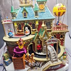 Lemax toy World store house village animated Building Toy World Includes Cord