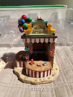 Lemax village collection carnival kiosks 2004 #43440 retired 2012 read descripti