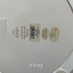 Lenox Holiday Centerpiece Teacup Ride 2003 Cups Rotate And Spin, Plays Music