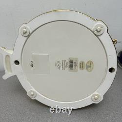 Lenox Holiday Centerpiece Teacup Ride 2003 Cups Rotate And Spin, Plays Music