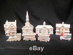 Lenox Holiday Porcelain Village Pieces 8 Year 1992