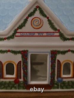Lenox Lights of Christmas Holiday Village Lollipop Toy Shop Votive 1993 Rare