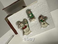 Lenox Mistletoe Park SNOWMAN AND CHILDREN 2005, Retired, Boxed, Village Treasure