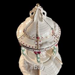 Lenox Mistletoe Park Series Musical Gazebo Bandstand PERFECT CONDITION