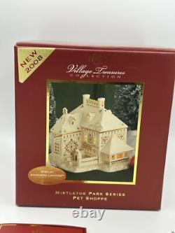 Lenox Mistletoe Park Village - Pet Shoppe 2008