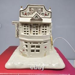 Lenox Village Treasures Mistletoe Park Series General Store 2009 withBox Christmas